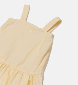 La Mia Bambina Embroidered Square-neck Dress, Packshot View