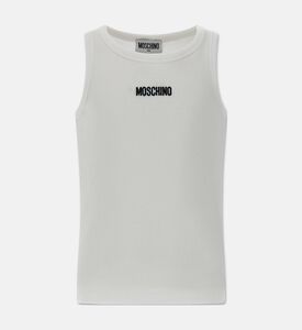 Moschino BKT Ribbed Sleeveless Tank Top, Packshot View
