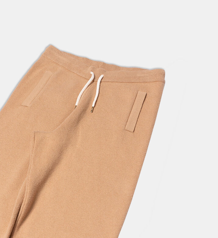 Stripe-detail Knitted Track Pants