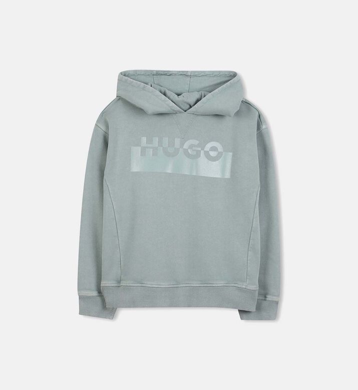 Front Logo-print Hooded Sweatshirt