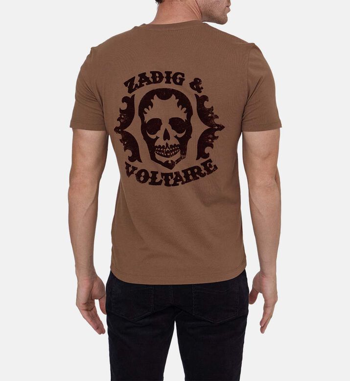 تيشيرت تومي قصير الأكمام قطن