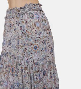 Besma Tapestry-print Skirt