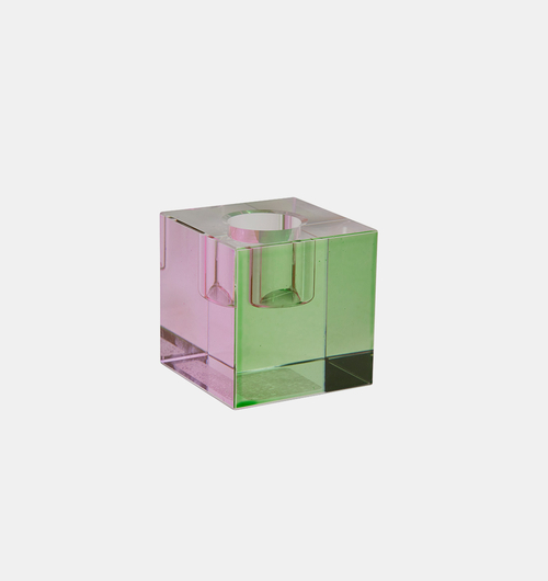 Crystal Cube Candle Holder 2-in-1
