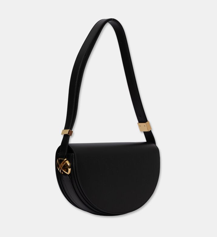 Patou Half-moon Asymmetrical Cut-out Bag, Black, Packshot View