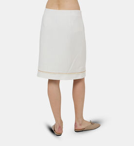 تنورة تويد مستوحاة من الطراز البحري