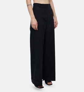 The Kooples Tailored Wide-leg Trousers, Model View