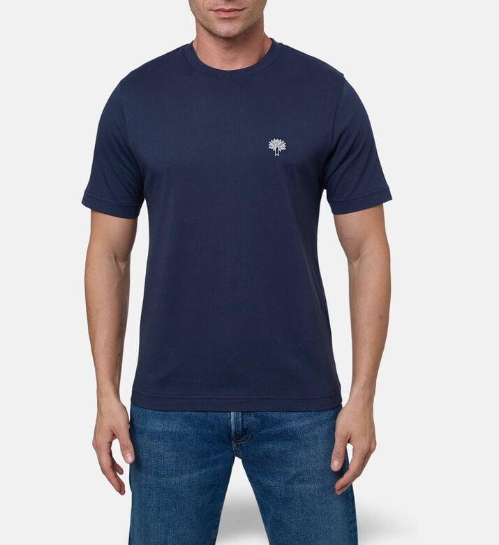 Pal Zileri Embroidered Detail T-shirt, Model View