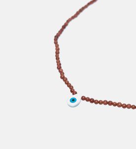 Golden Stone Evil Eye Pendant