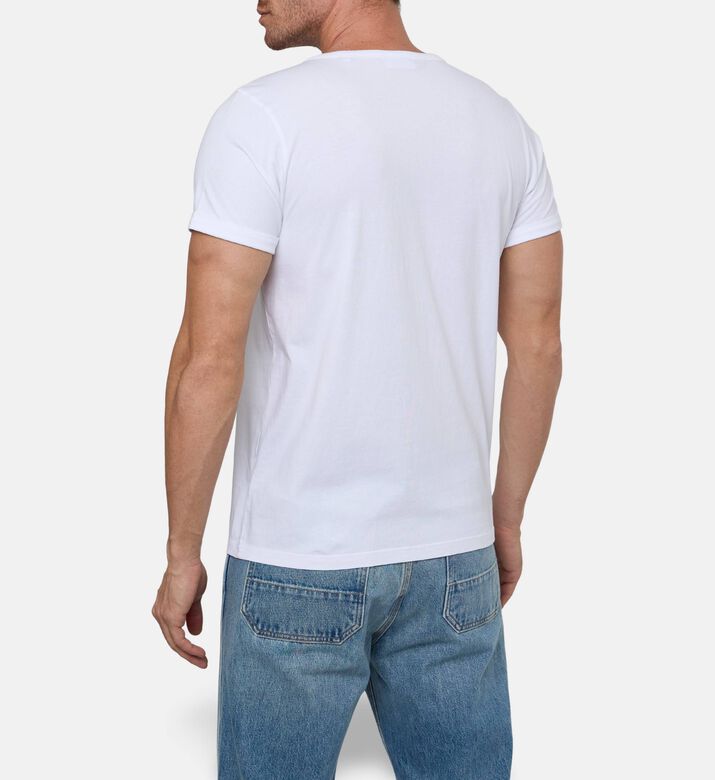 Maison Labiche Poitou Dans Les Nuages Embroidered T-shirt, Model View