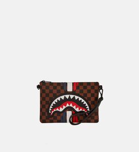 Checkered Pouchette Bag