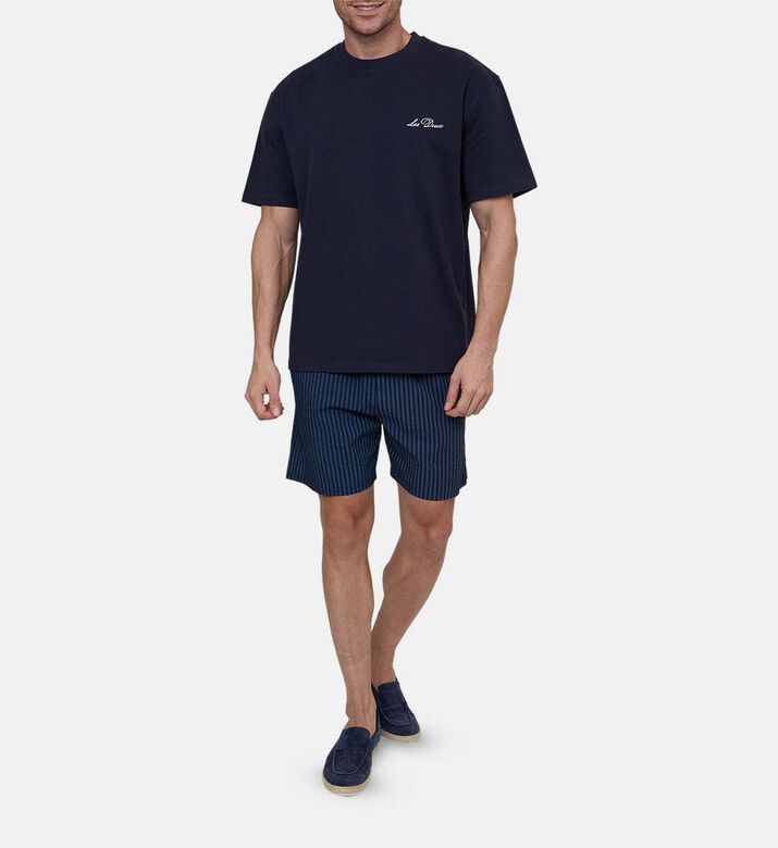 Organic Cotton Chest Logo Crewneck T-shirt