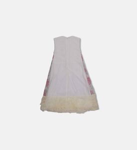 فستان بحاشية كشكش مزين بترتر