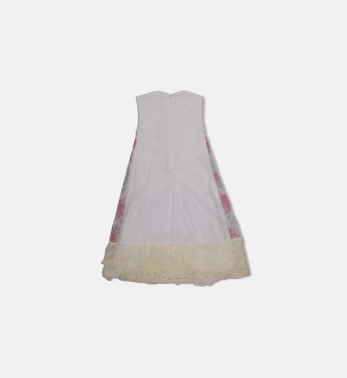 فستان بحاشية كشكش مزين بترتر