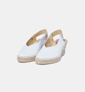 حذاء بسير مفتوح من الخلف ويدج سادة