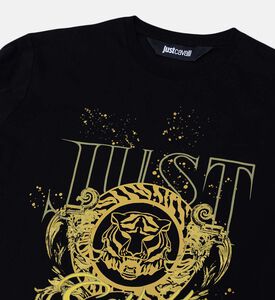 Cotton Gold Logo-print T-shirt