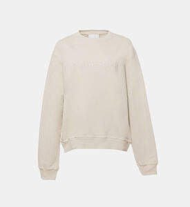 سويت شيرت ريمي قطن عضوي فضفاض