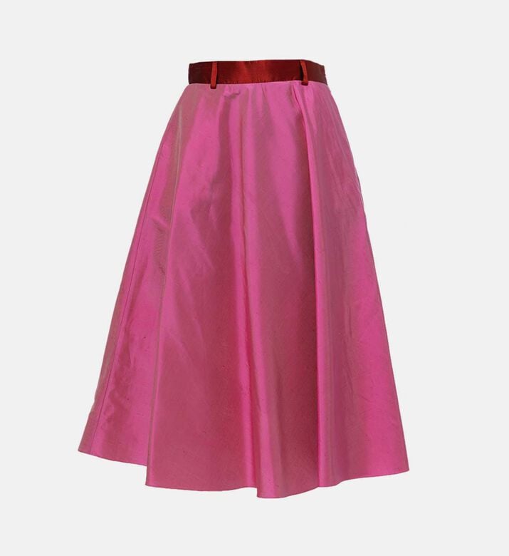 Blue For Burgundy Skirt Taffet, Packshot View