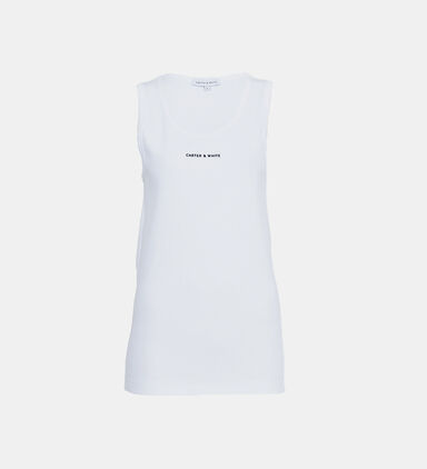 Alaia Logo-detail Tank Top