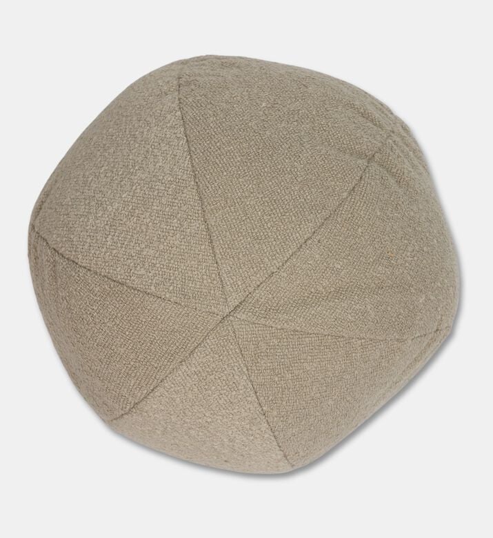 Home Deco and More Soho Spherical Cushion, Beige, Packshot View