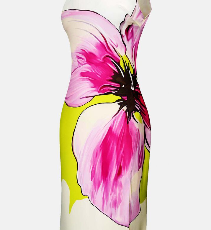 Olivia Floral Halter Gown