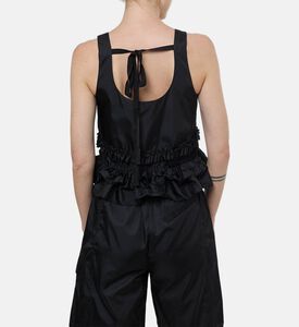 Ganni Open Back Regular-fit Top, Model View