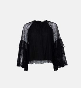 بلوزة ديليا تونيك مكشكشة