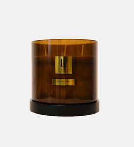Amber Fie Xxl Luxury Glass Amber Candle