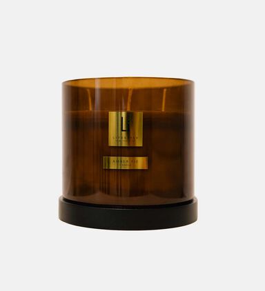Amber Fie Xxl Luxury Glass Amber Candle