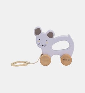 Mrs. Mouse Wooden Pull-along Toy