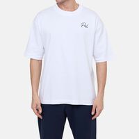 Cotton Chest Logo Crewneck T-shirt