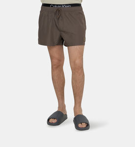 شورت سباحة بحزام خصر مزدوج