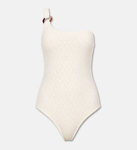 Reborn Textured One-shoulder Swimsuit, Packshot View