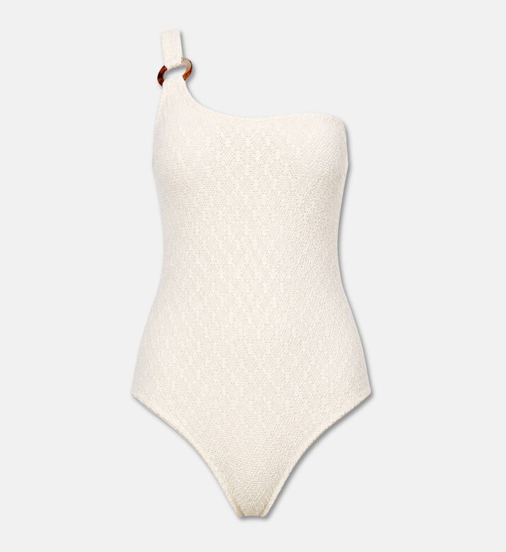 Reborn Textured One-shoulder Swimsuit, Packshot View