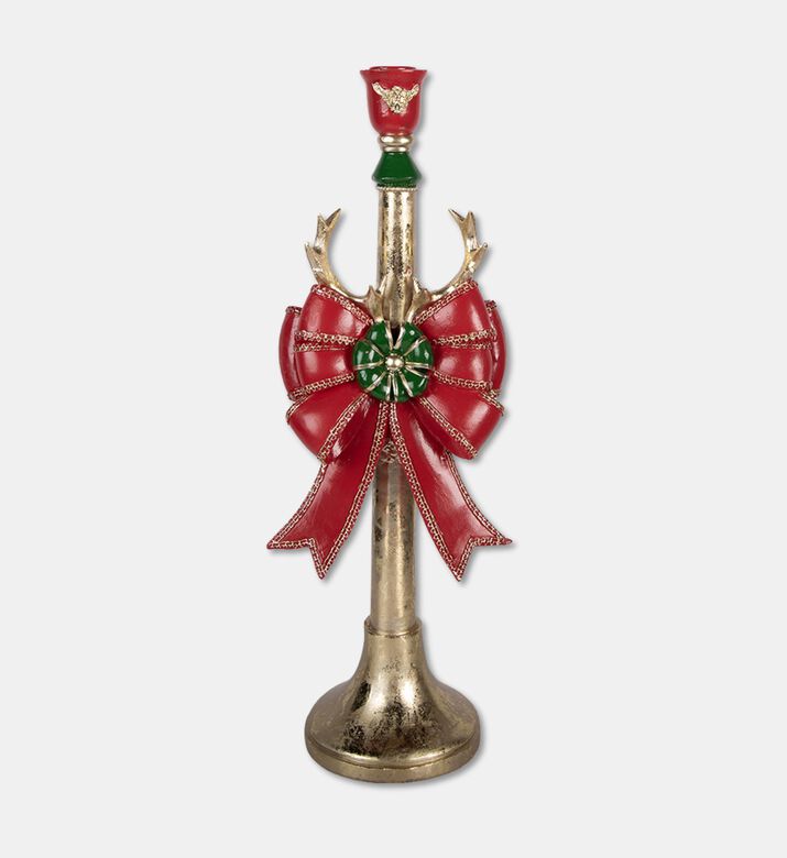 Clayre & Eef Candlestick Red Green, Packshot View