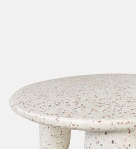 Versmissen Charlene Granite Coffee Table, White, Packshot View