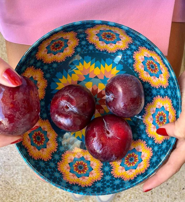 وعاء مستدير من الميلامين باللون الأزرق المخضر وعاء مستدير من الميلامين باللون الأزرق المخضر