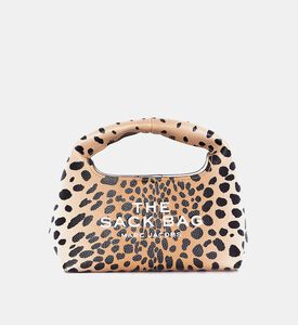 The Cheetah Leather Mini Sack Bag The Cheetah Leather Mini Sack Bag