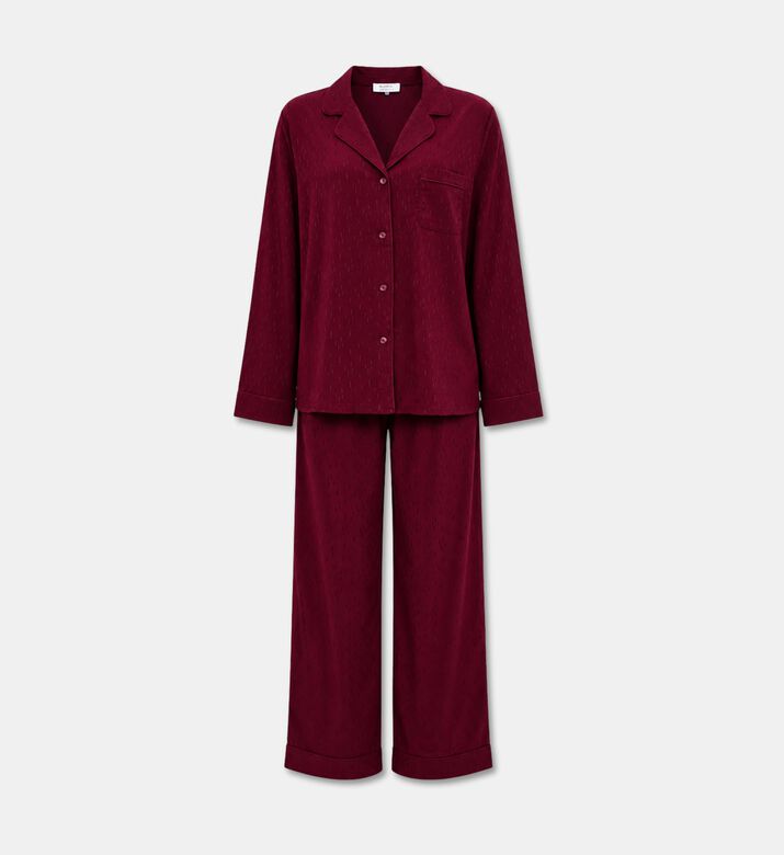 Galeries Lafayette Jacquard Fabric Pajama Set, Packshot View