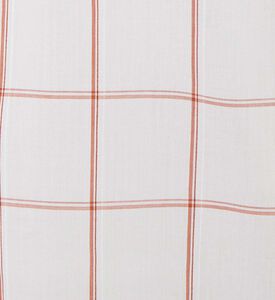 Cotton Checkered Voil Shirt