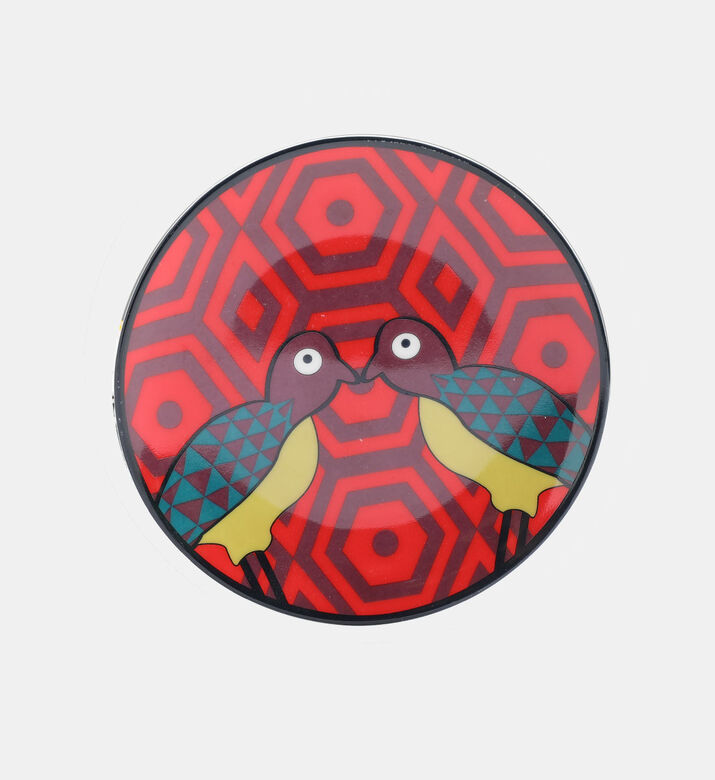 Birds Print Bread Plate - 15.25 Cm