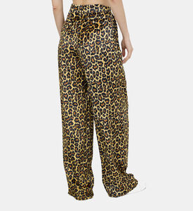 Leopard-print Pants
