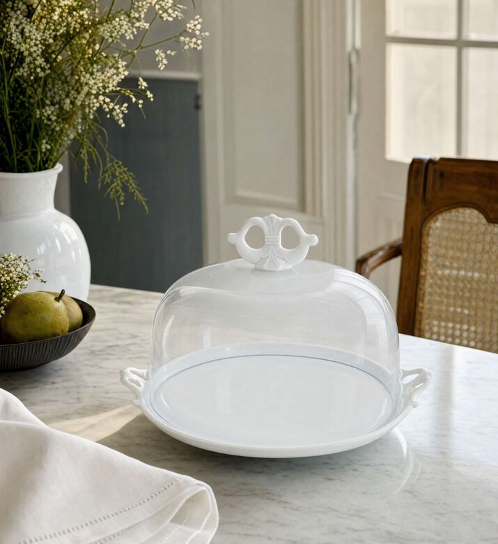 Vista Alegre Boleira Cake Bowl, Model View