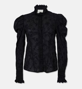 Isabel Marant Embroidered Button-down Blouse, Packshot View