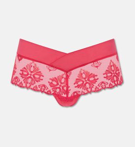 Chantelle High-waisted Lace Shorty, Red, S, Packshot View