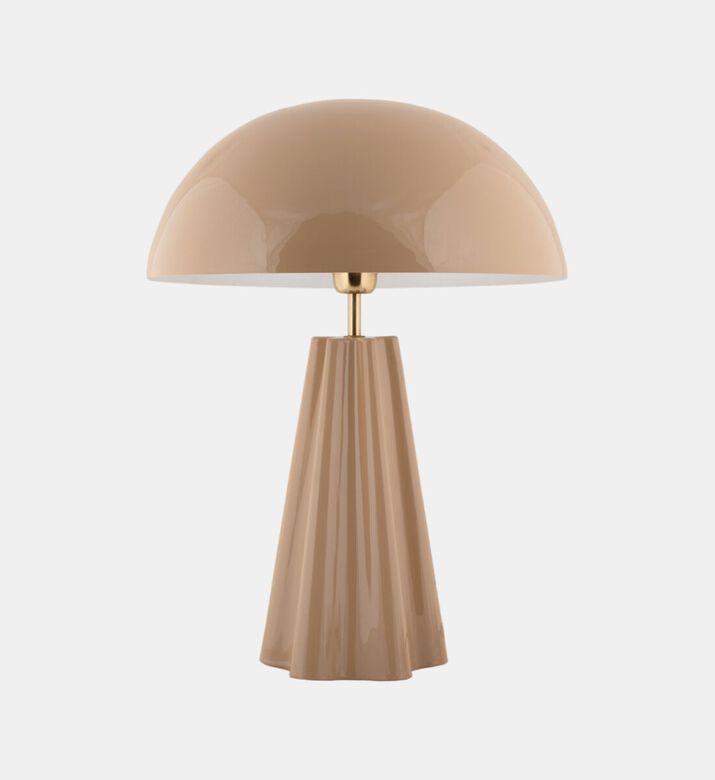 Leitmotiv Amplio Mushroom-shape Table Lamp, Brown, Packshot View