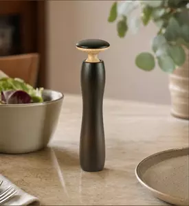 Legnoart Hercules Dark Ashwood Pepper Salt Mill, Brown, 10-cm, Model View