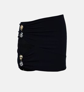 Buckle Detail Two-layer Mini Skirt Buckle Detail Two-layer Mini Skirt