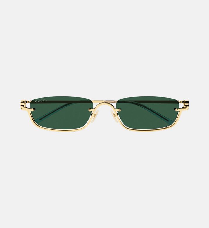 Metal Rectangular Frame Sunglasses 55