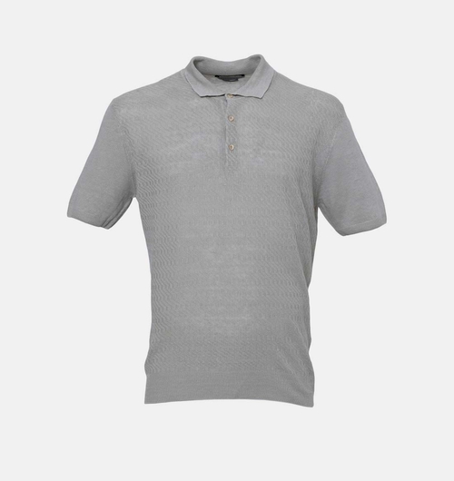 Knitted Short Sleeve Polo Shirt