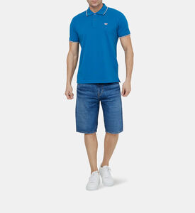 تيشيرت بولو قطن بأطراف متباينة